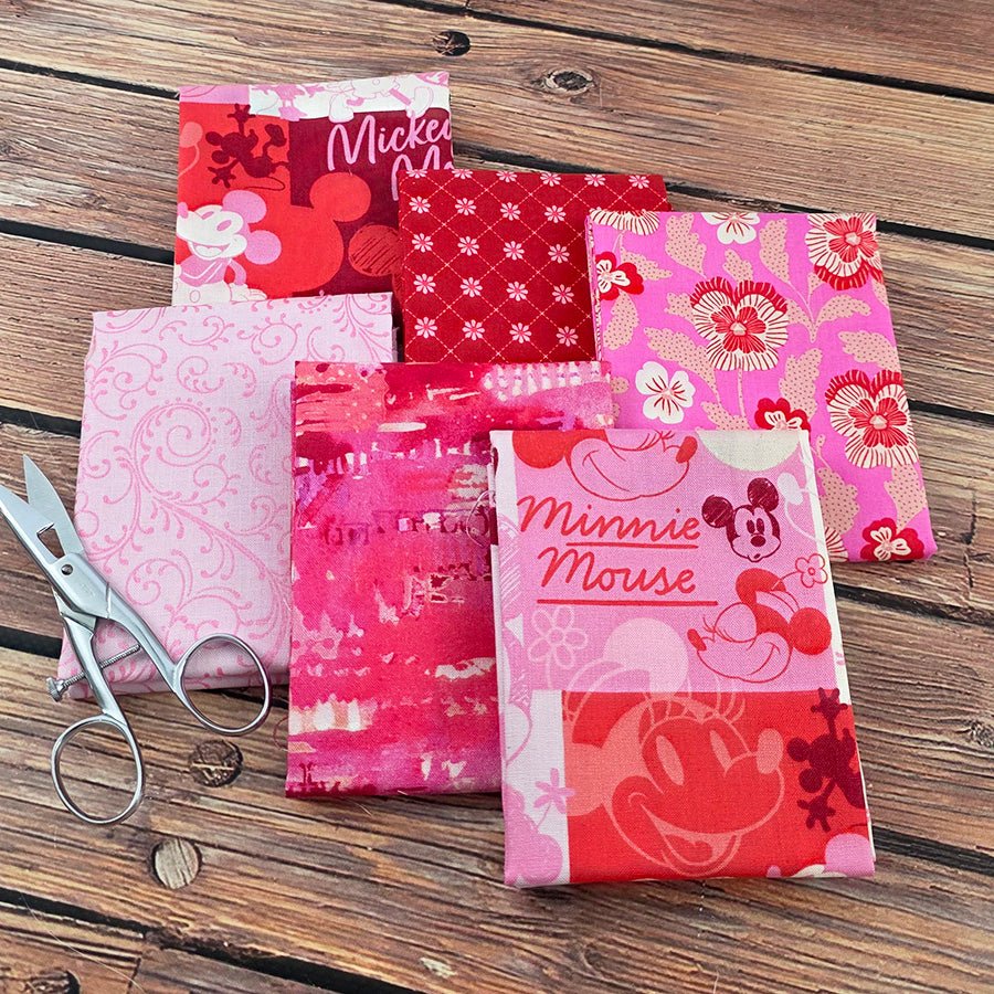 Kiss & Tell – FWFS Exclusive 6 Piece Fat Quarter Bundle - Fort Worth Fabric Studio from Fort Worth Fabric Studio