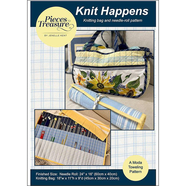 Knit Happens Bag Pattern by Pieces to Treasure Pattern by Pieces to Treasure