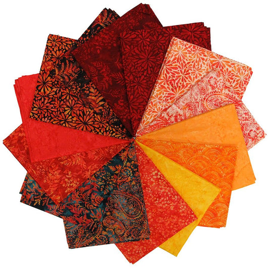 Koi Bali Chops Batiks Fat Quarter Bundle - Hoffman from Fort Worth Fabric Studio