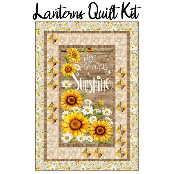 Lanterns Quilt Kit with You Are My Sunshine from Timeless Treasures - Timeless Treasures from Fort Worth Fabric Studio