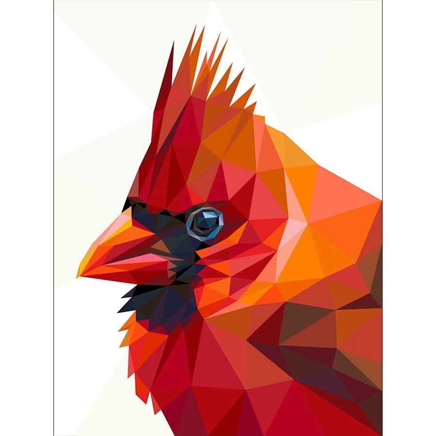 Legit Cardinal Foundation Paper Pieced QUILT KIT WITH FABRIC & PATTERN by Legit Kits Design - Legit Kits Design