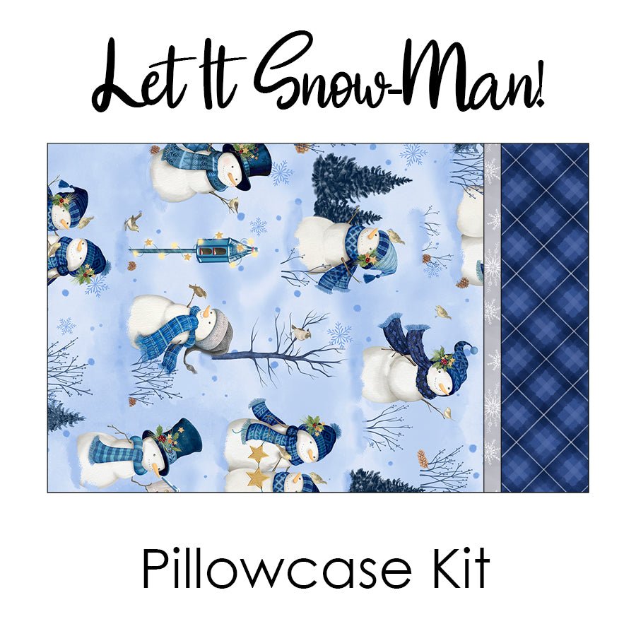 Let It Snow - Man! Pillowcase Kit from Wilmington - Wilmington Prints from Fort Worth Fabric Studio