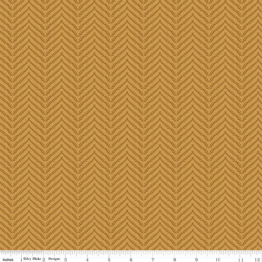 Let's Wander Prairie Grass Golden - Riley Blake from Fort Worth Fabric Studio