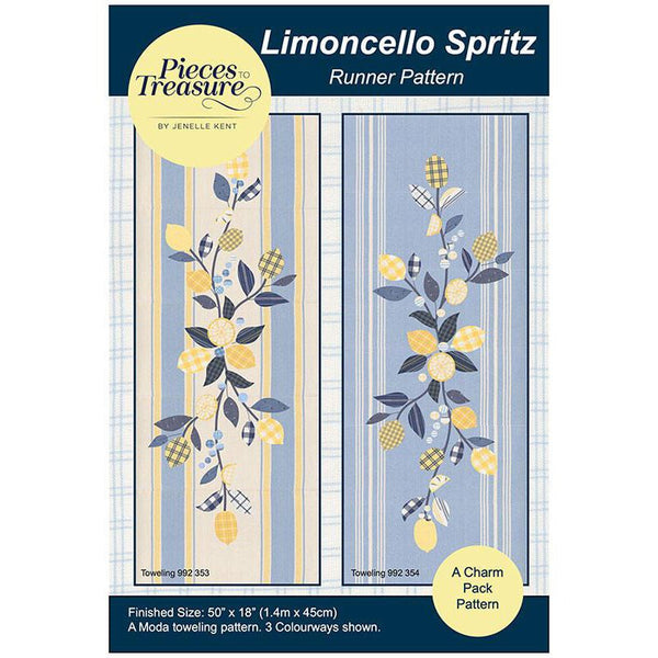Limoncello Spritz Table Runner Pattern by Pieces to Treasure Pattern by Pieces to Treasure