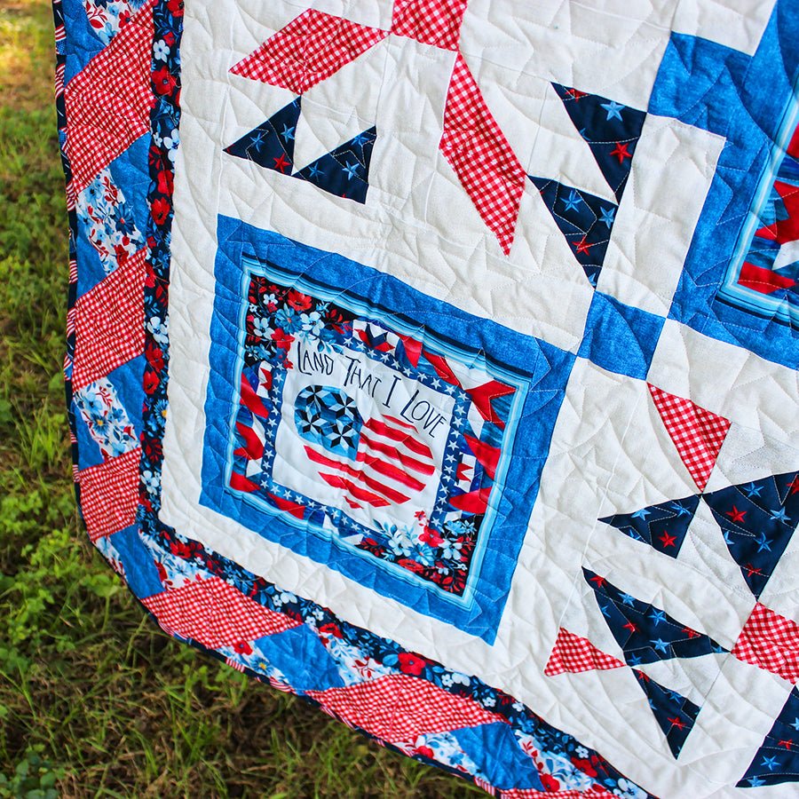 Lone Star Liberty | PDF Quilt Pattern - Fort Worth Fabric Studio from Fort Worth Fabric Studio