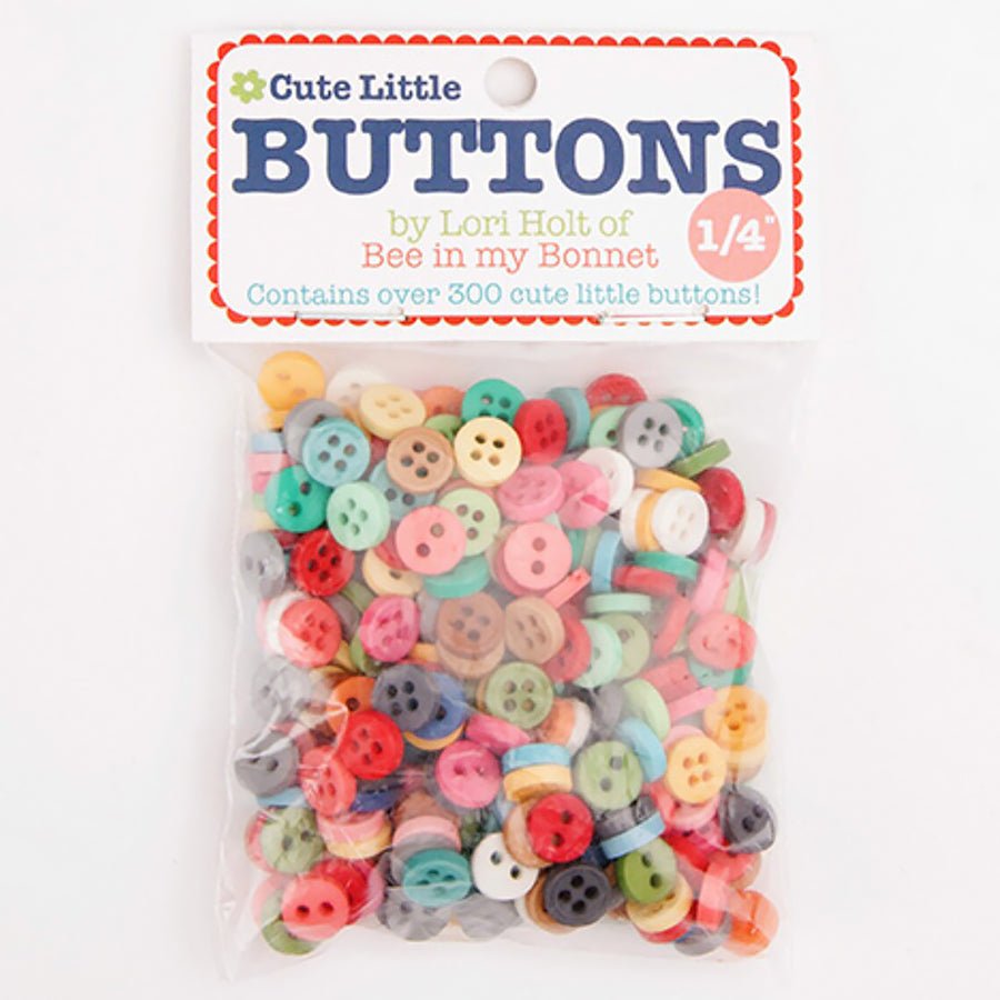 Lori Holt ¼" Cute Little Buttons by Riley Blake Notion by Riley Blake