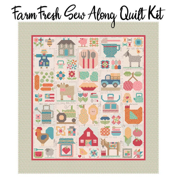 Lori Holt Farm Fresh Sew Along Boxed Quilt Kit with Farmer's Daughter from Riley Blake - Riley Blake
