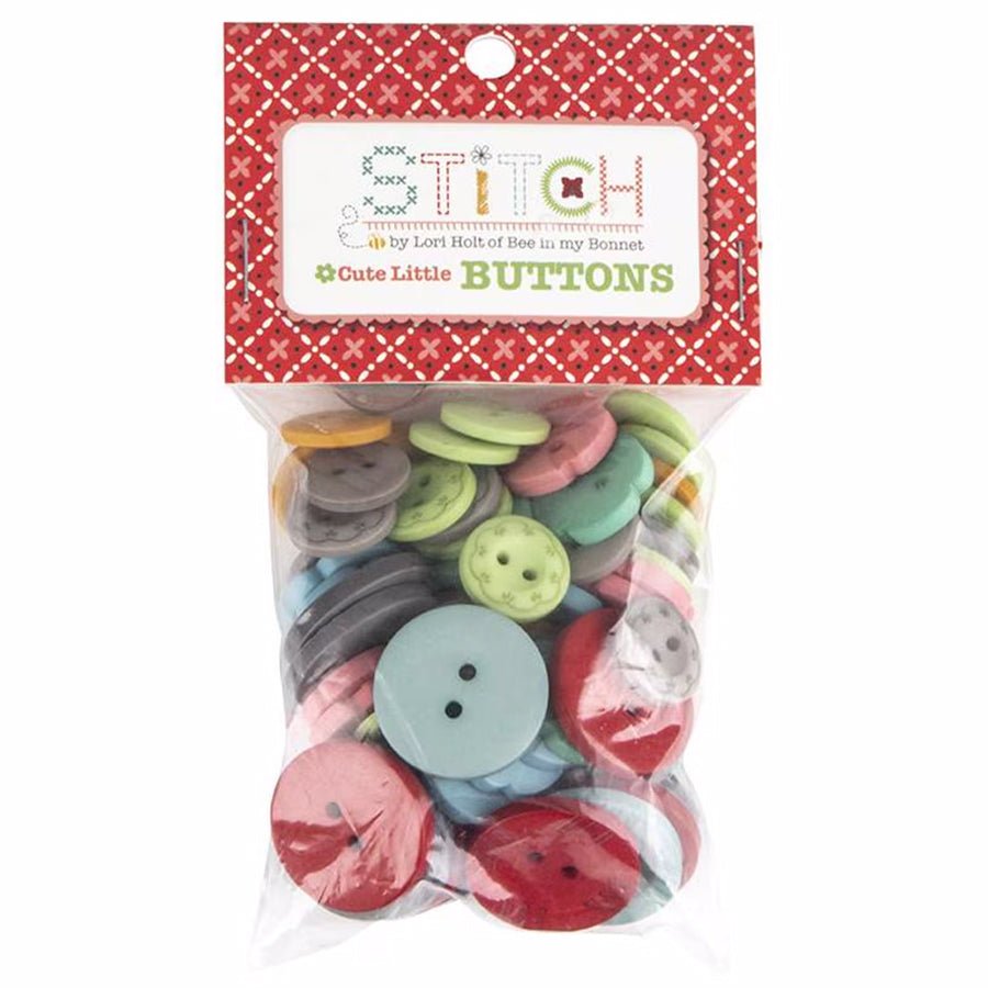 Lori Holt Stitch Cute Little Buttons by Riley Blake Notion by Riley Blake