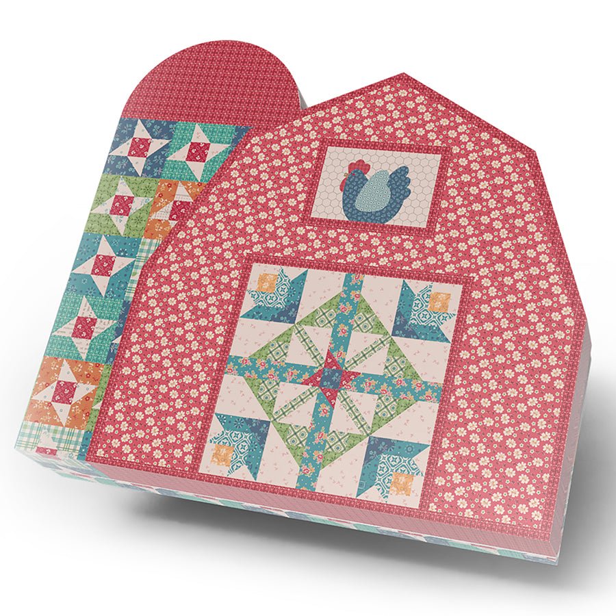 Lori Holt The Hen House Boxed Quilt Kit with Farmer's Daughter from Riley Blake - Riley Blake from Fort Worth Fabric Studio