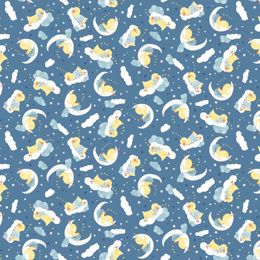 Lucky Duck Duck & Moon Toss Ocean – Remnant 29" × 44"