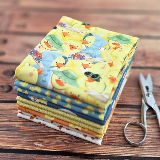 Lucky Duck Fat Quarter Bundle from StudioE 6 Prints - Studio E from Fort Worth Fabric Studio
