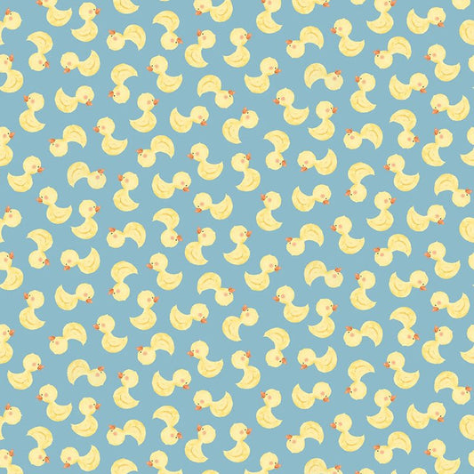 Lucky Duck Rubber Ducks Toss Freshwater - Studio E from Fort Worth Fabric Studio