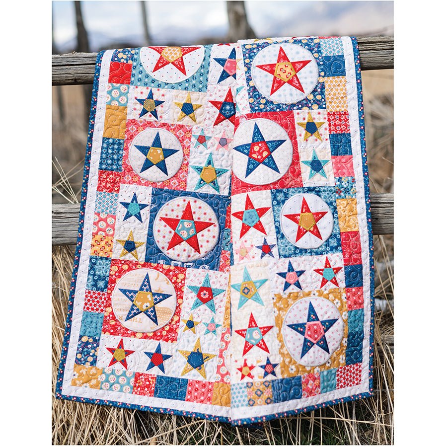 Machine Embroidery USB Americana Farmhouse Star Quilt by Lori Holt for Riley Blake - Riley Blake