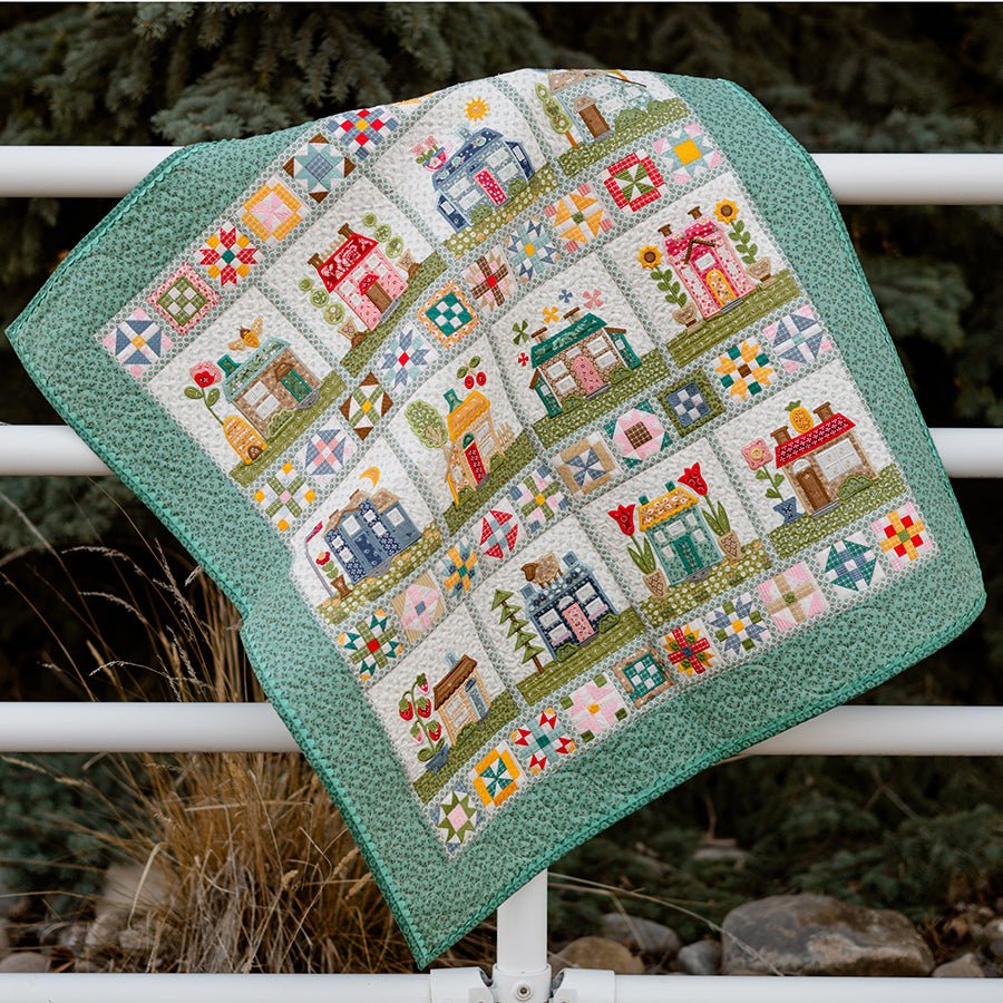 Machine Embroidery USB Home Town by Lori Holt for Riley Blake Machine Embroidery USBs by Riley Blake