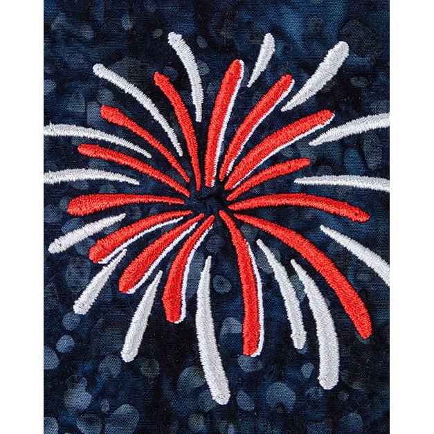 Machine Embroidery USB Let Freedom Reign by Riley Blake - Riley Blake from Fort Worth Fabric Studio