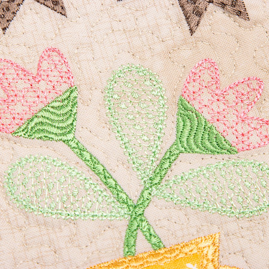 Machine Embroidery USB Prim Quilt by Lori Holt for Riley Blake - Riley Blake from Fort Worth Fabric Studio