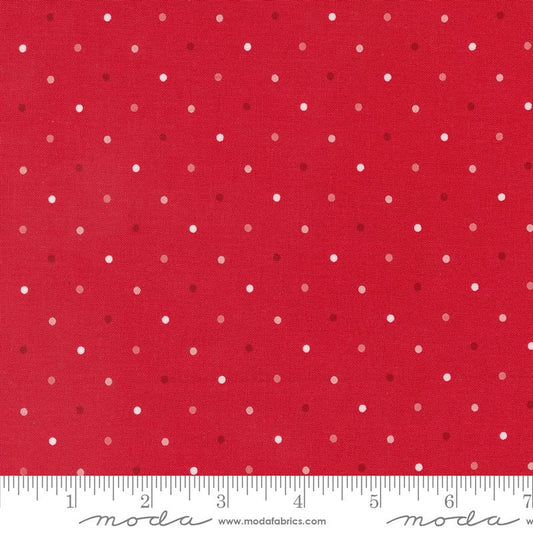 Magic Dot Strawberry – Remnant 39″ × 44″ - Moda from Fort Worth Fabric Studio