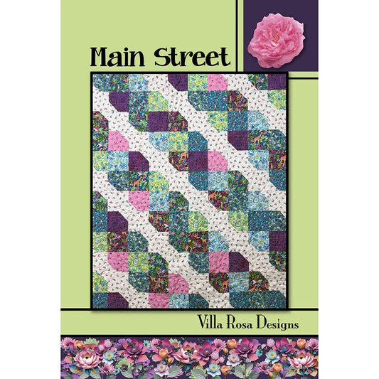 Main Street Quilt Pattern PDF Download - Villa Rosa Designs from Fort Worth Fabric Studio