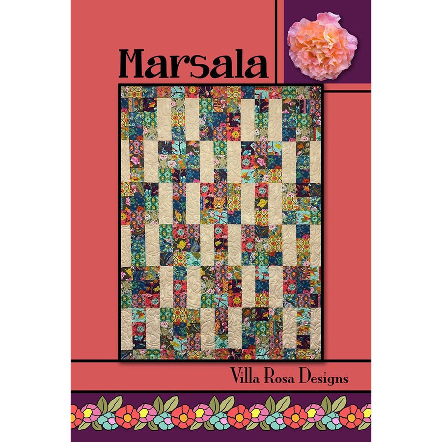 Marsala Quilt Pattern - Villa Rosa Designs from Fort Worth Fabric Studio