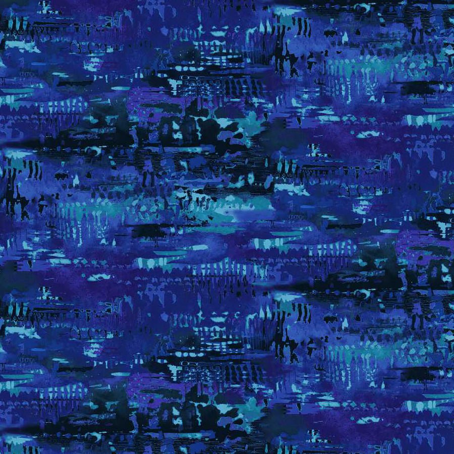 Meow Mix Thick Paint Dark Blue – Remnant 11" × 44"