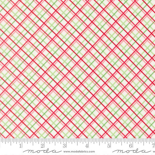 Merrily on High Checks & Plaids Snow - Moda from Fort Worth Fabric Studio