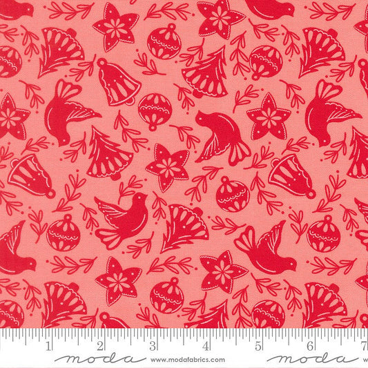 Merrily on High Cookie Cutters Blush - Moda from Fort Worth Fabric Studio