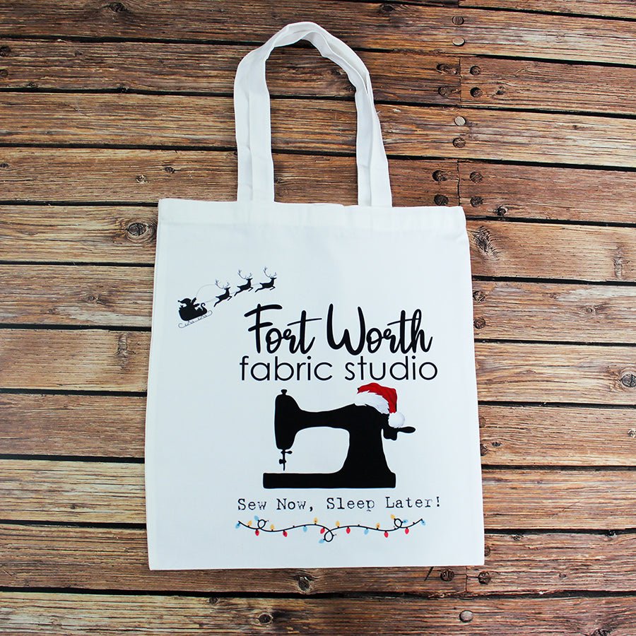 Merry Maker Canvas Bag – FWFS Exclusive - Fort Worth Fabric Studio from Fort Worth Fabric Studio