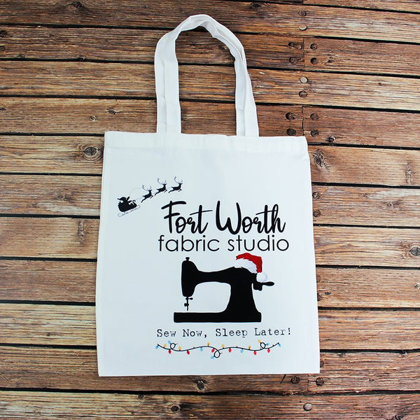 Merry Maker Canvas Bag – FWFS Exclusive - Fort Worth Fabric Studio from Fort Worth Fabric Studio