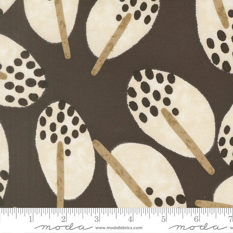 Mira Stillness Charcoal – Remnant 18″ × 44″ - Moda from Fort Worth Fabric Studio