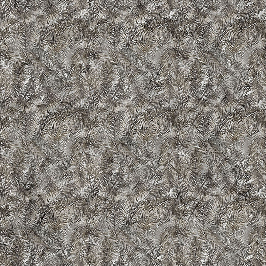Misty Morning Pine Bough Charcoal - Northcott from Fort Worth Fabric Studio