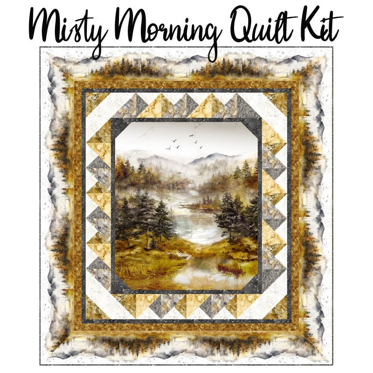 Misty Morning Quilt Kit from Northcott - Northcott from Fort Worth Fabric Studio