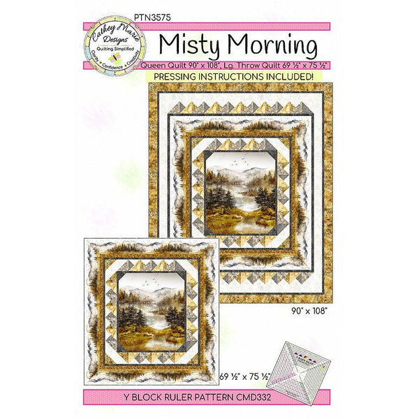 Misty Morning Quilt Pattern by Cathey Marie Designs - Cathey Marie Designs from Fort Worth Fabric Studio