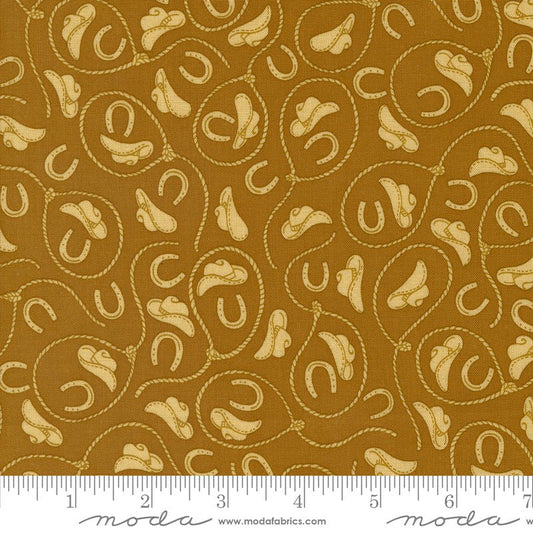Moda Saddle Ranch Tack Room Wheat 1 Yard Cut - Moda from Fort Worth Fabric Studio