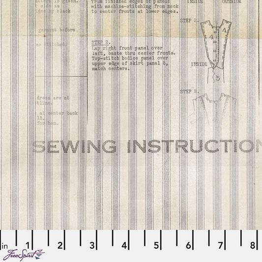 Monochrome Sewing Instructions Linen - Free Spirit from Fort Worth Fabric Studio