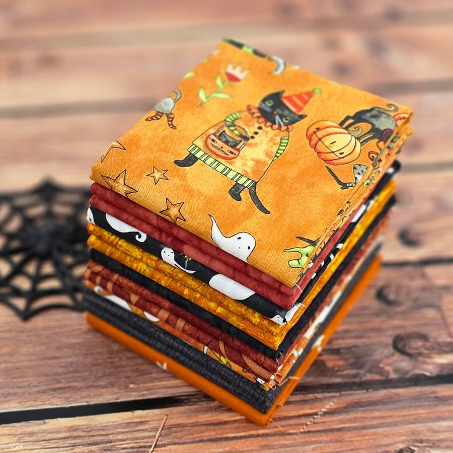 Moonlight Mischief – FWFS Exclusive 9 Piece Fat Quarter Bundle - Fort Worth Fabric Studio from Fort Worth Fabric Studio