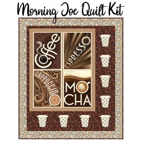 Morning Joe Quilt Kit with Coffee Time from Riley Blake - Riley Blake from Fort Worth Fabric Studio