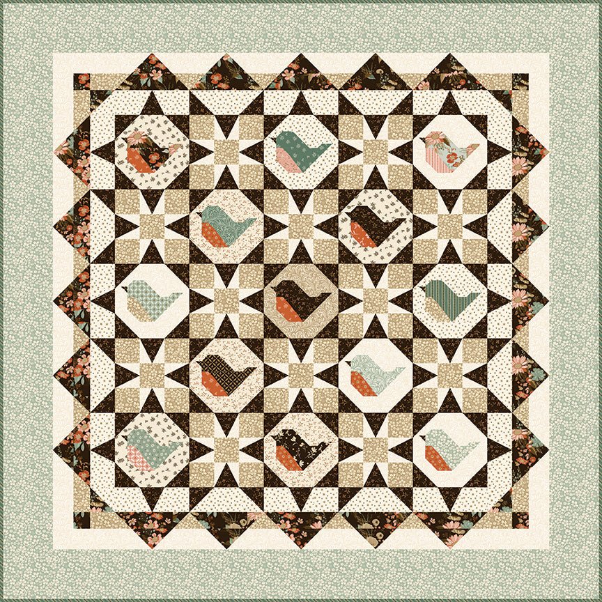 Morning Song Quilt Pattern by Sandy Gervais - Sandy Gervais from Fort Worth Fabric Studio