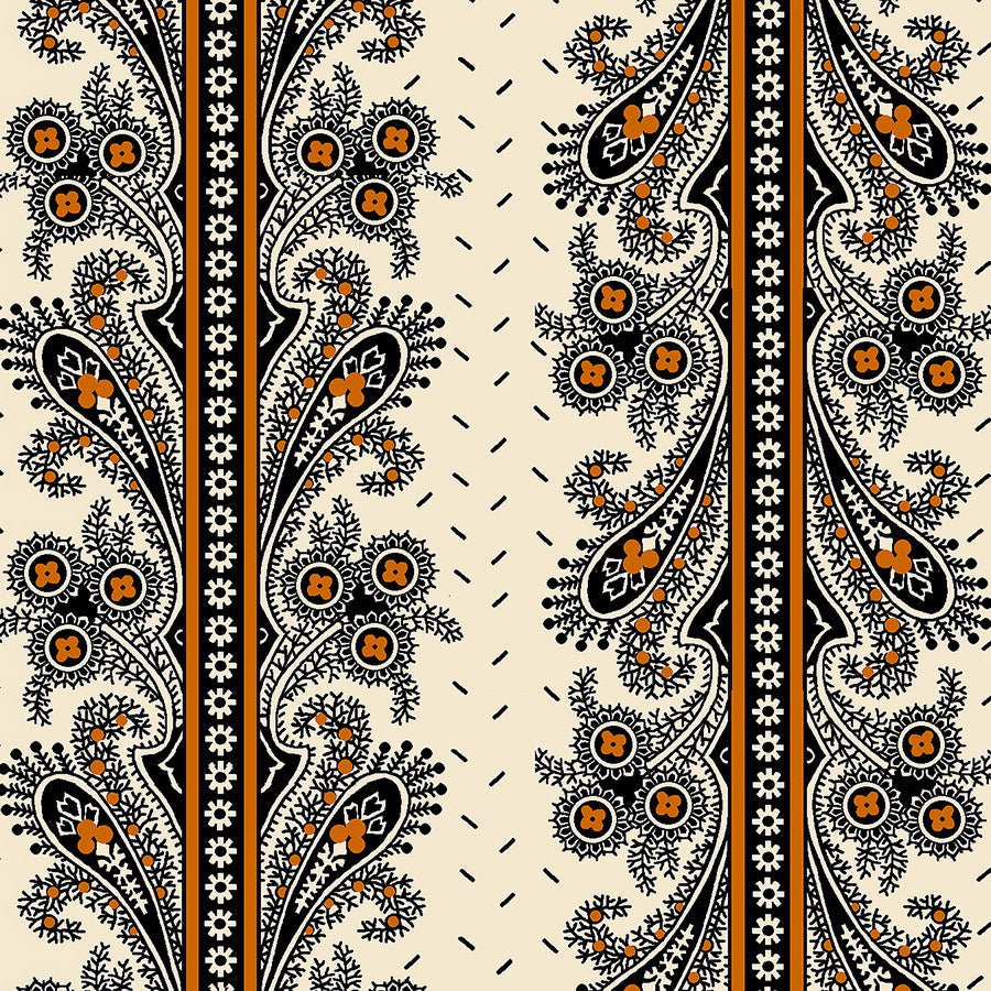 Mr. Moon Intricate Stripe Multi - Henry Glass from Fort Worth Fabric Studio