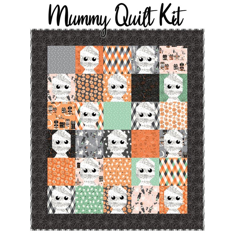 Mummy Quilt Kit with Frank & Friends from Riley Blake - Riley Blake from Fort Worth Fabric Studio