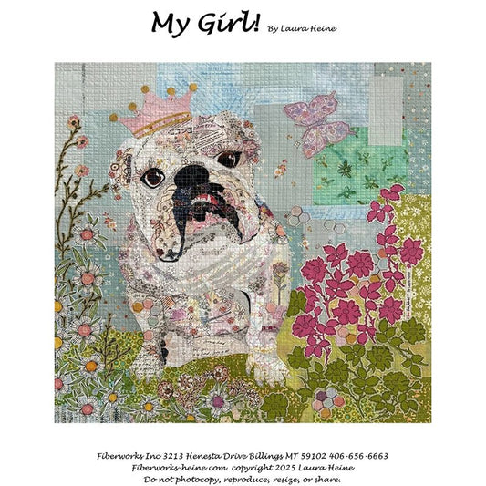 My Girl! Collage Pattern by Fiberworks Inc - Fiberworks Inc from Fort Worth Fabric Studio