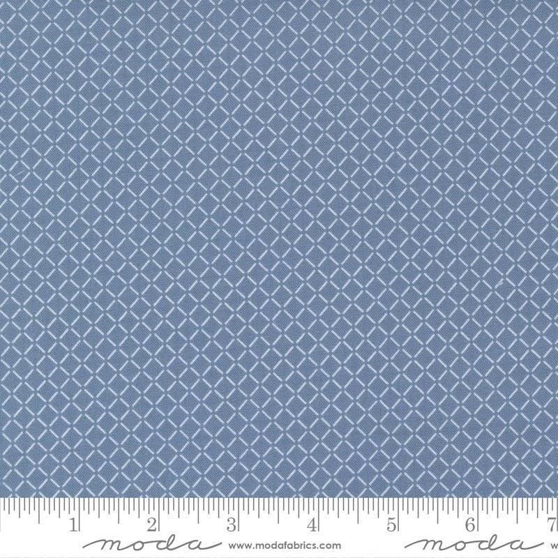 Nantucket Summer Check Plaids Lake - Moda from Fort Worth Fabric Studio