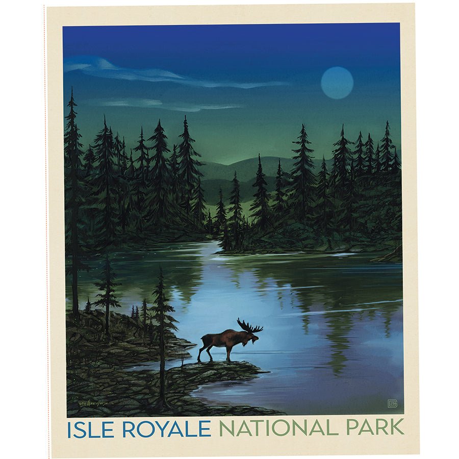 National Parks 36" Isle Royale Panel Multi - Riley Blake from Fort Worth Fabric Studio