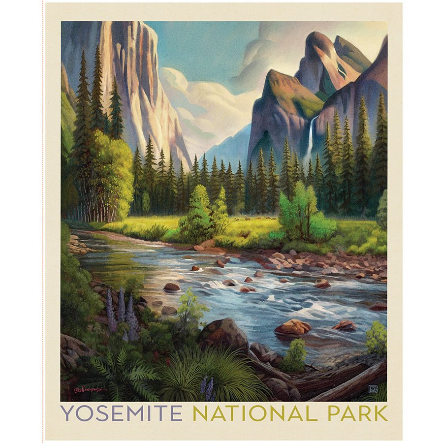 National Parks 36" Yosemite Panel Multi - Riley Blake from Fort Worth Fabric Studio