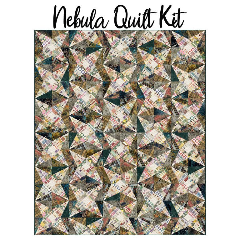 Nebula Quilt Kit with Eclectic Elements Palette - Multi from Free Spirit - Free Spirit from Fort Worth Fabric Studio