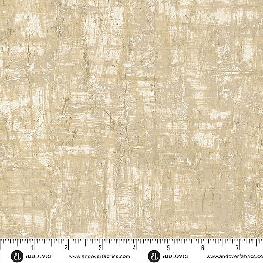 Nitty Gritty Bone - Andover from Fort Worth Fabric Studio