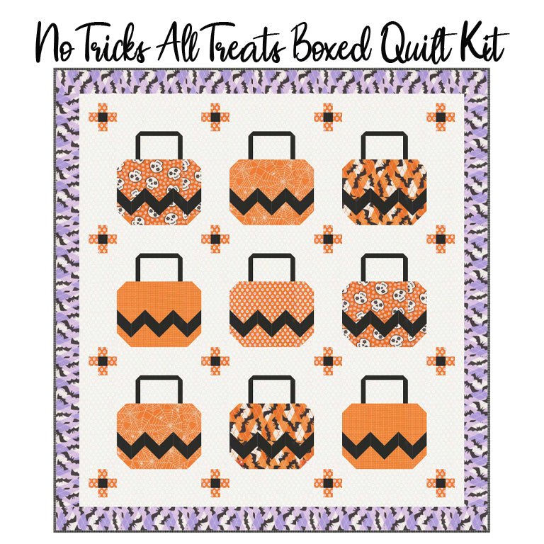 No Tricks All Treats Boxed Quilt Kit with Fab - Boo - Lous from Moda - Moda from Fort Worth Fabric Studio