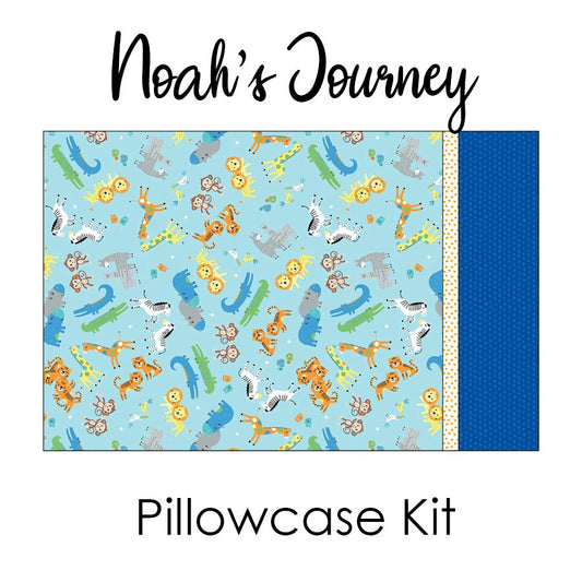 Noah's Journey Pillowcase Kit from Benartex - Benartex from Fort Worth Fabric Studio
