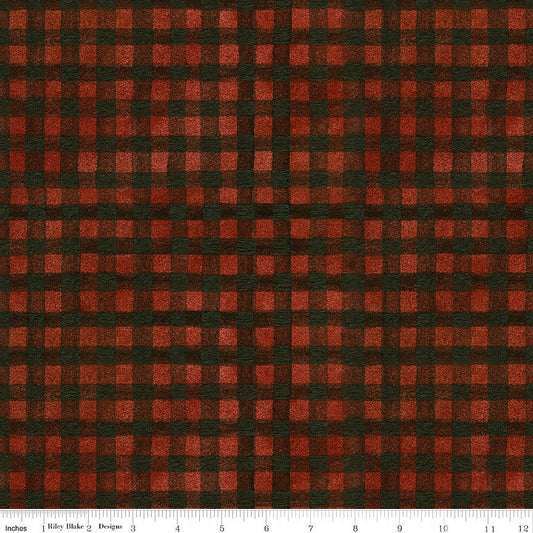 Northern Christmas Buffalo Check Red - Riley Blake from Fort Worth Fabric Studio