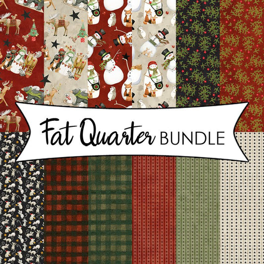 Northern Christmas Fat Quarter Bundle - Riley Blake from Fort Worth Fabric Studio