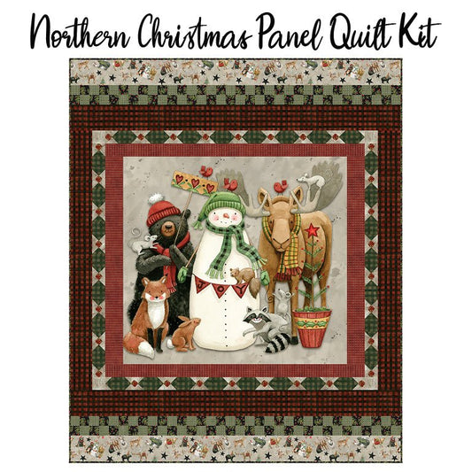 Northern Christmas Panel Quilt Kit from Riley Blake - Riley Blake from Fort Worth Fabric Studio